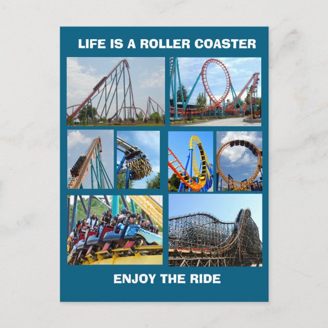 ROLLER COASTERS  VYKORT (Framsida)