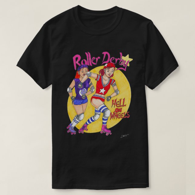 Roller Derby 43 T Shirt (Design framsida)