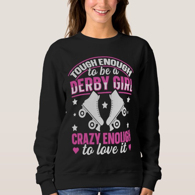Roller Derby for a Roller Derby Girl T Shirt (Framsida)