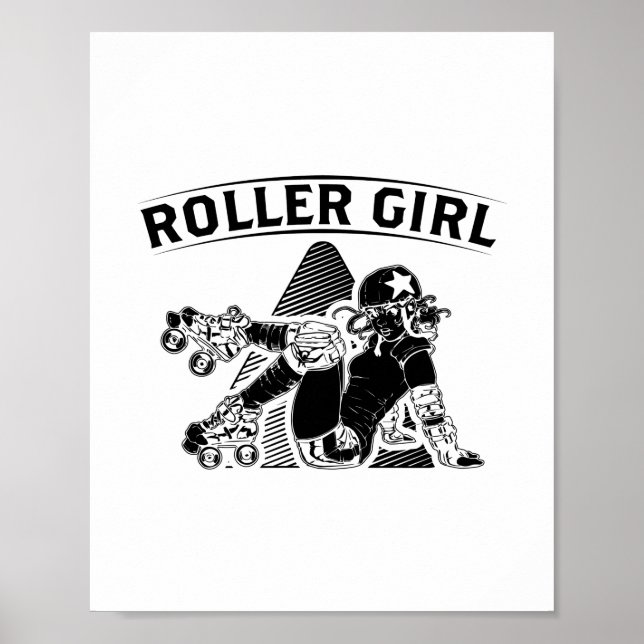 Roller Derby Girl | Idéer om infogad Skater Poster (Framsidan)