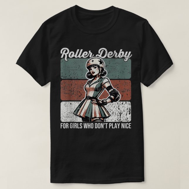 Roller Derby Girls Roller Derby 1 T Shirt (Design framsida)