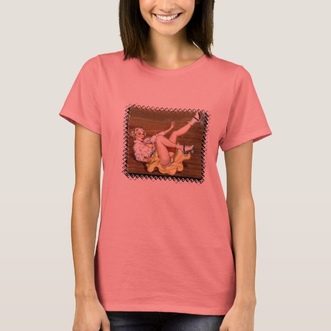 Roller Derby Girls! T-shirt (Framsida)