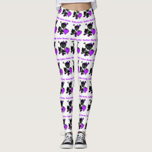 Roller Derby Heart (Lila) Leggings