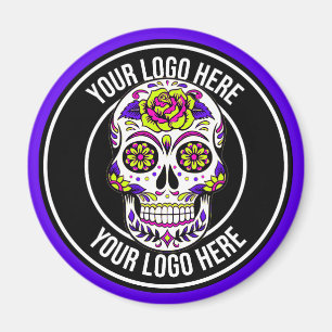 Roller Derby Logotyp Lila Svart Magnet