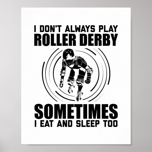 Roller Derby Ord Poster (Framsidan)