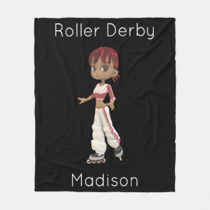 Roller Derby Personlig Fleece Blanket
