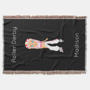 Roller Derby Personlig Throw Blanket Filt