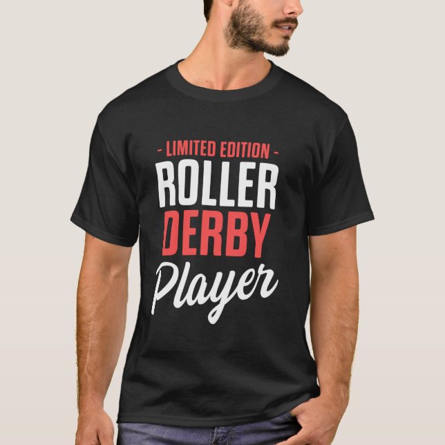 Roller Derby Player Edition Skatteam T Shirt (Framsida)