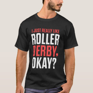Roller Derby Player som Skatt-team T Shirt
