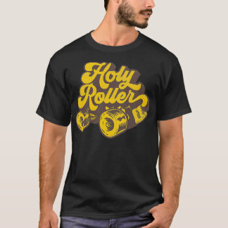 Roller Derby Skate Heliga Roller Distress T Shirt