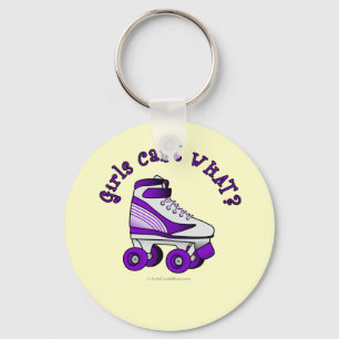 Roller Derby Skate - Lila Nyckelring