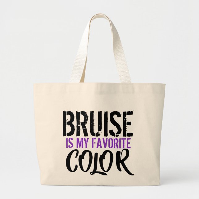 ROLLER DERBY TOTE BAG JUMBO TYGKASSE (Framsidan)