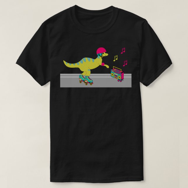 Roller Dino T Shirt (Design framsida)