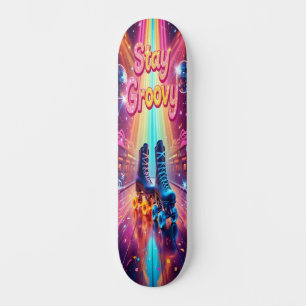 Roller Disco Fever Edition 1 Mini Skateboard Bräda 18,5 Cm
