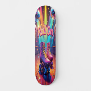 Roller Disco Fever Edition 2 Mini Skateboard Bräda 18,5 Cm