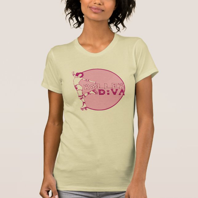 Roller Diva 80's t-shirt (Framsida)