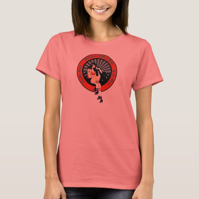 Roller Girl Awesomeness T Shirt (Framsida)