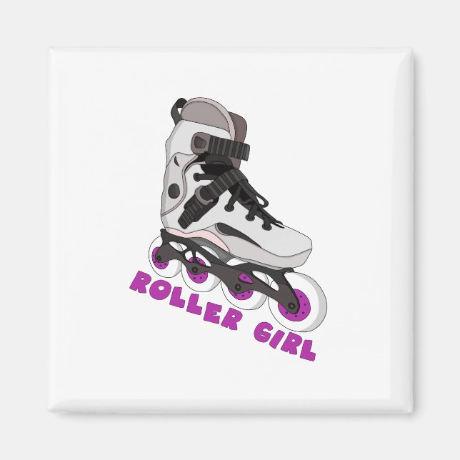 Roller Girl Magnet (Framsidan)