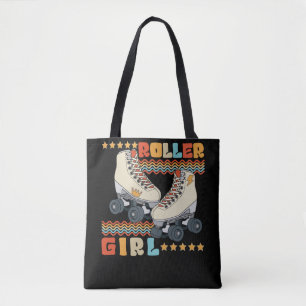 Roller Girl Retro 70s 80s Roller Skating Tygkasse