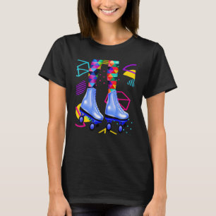 Roller Girl Retro Roller Skate 70s 80s T Shirt