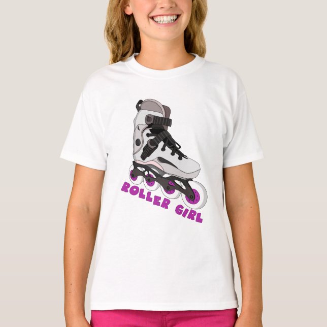 Roller Girl T Shirt (Framsida)