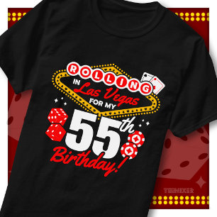 Roller i Las Vegas 55-årsfirande Casinofest T Shirt