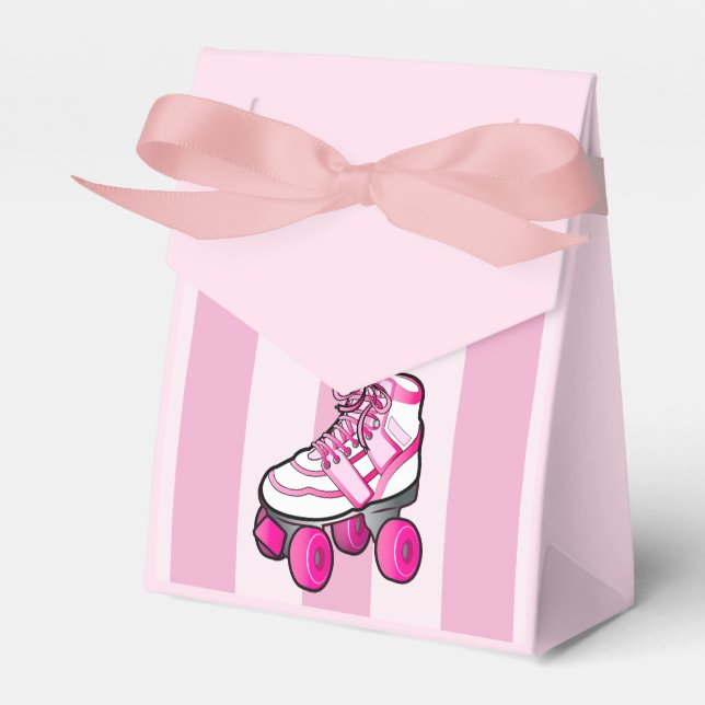 Roller Skate Birthday Goody Box Presentaskar (Framsidan Sidan)