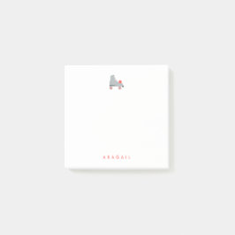 Roller Skate - Coral Post-it Block