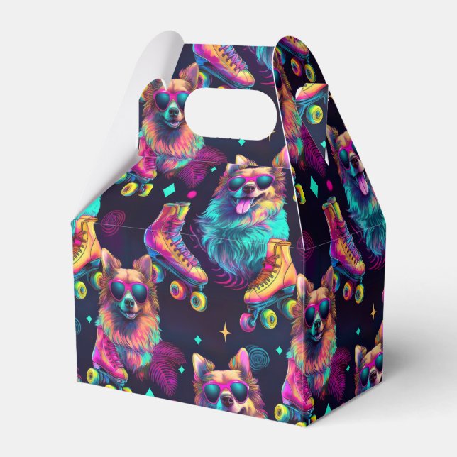 Roller Skate Disco Hund Presentaskar (Framsidan Sidan)