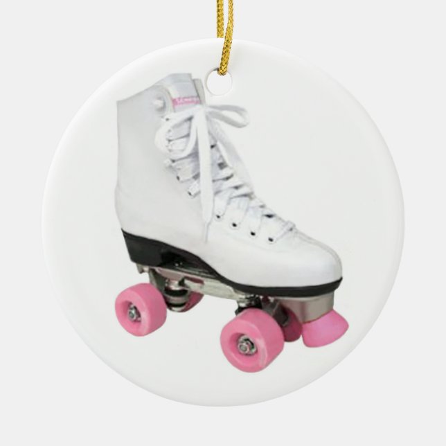 Roller Skate Julgransprydnad Keramik (Framsidan)