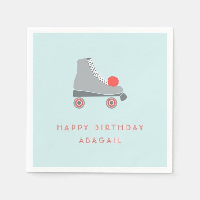 Roller Skate Pappersservett (Framsidan)