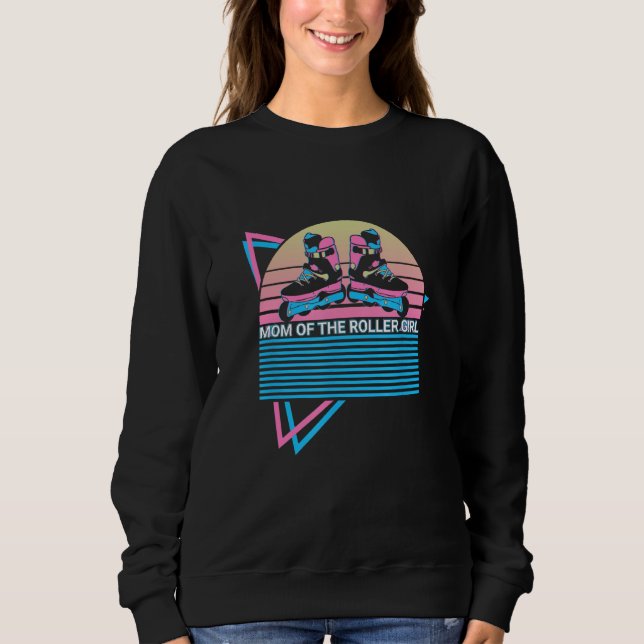 Roller Skate Roller Skating Mom Retro Mom Of The R T Shirt (Framsida)