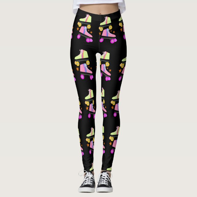Roller Skate Stil Leggings (Framsida)