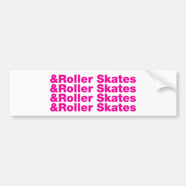& Roller Skates Bildekal (Framsidan)