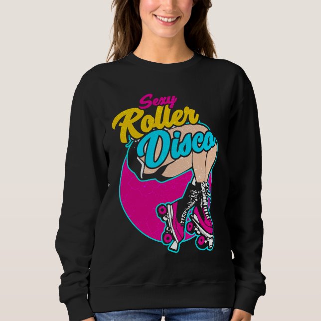 Roller skates disco inline skating roller skating  t shirt (Framsida)