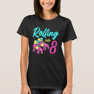Roller Skates in to 8 Years (rullar) Im 8 Rollerbl T Shirt
