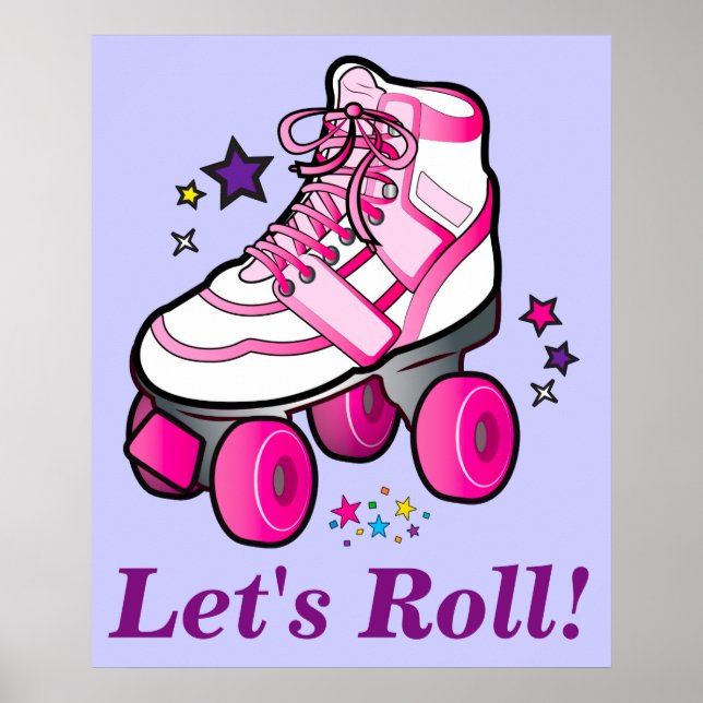 Roller Skates: Låt oss Roll! Poster (Framsidan)