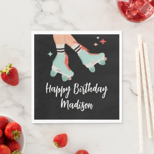 Roller Skating Birthday Pappersservett