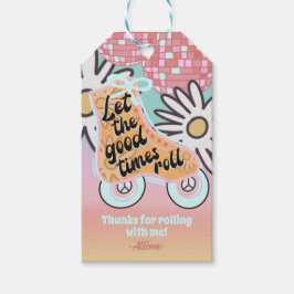 Roller Skating Flick kalas Presentetikett