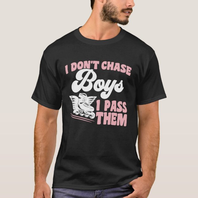 Roller Skating I Chase Boys I Pass de Roll T Shirt (Framsida)