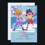 Roller Skating Kids Inbjudningar<br><div class="desc">En färgfull rullskridinbjudan som WOWER! Utformningen har en pojke och flicka på skridskor som skrattar och har roligt. Kan användas för en pojkes eller en flickas skridskor party och är perfekt för twillingar eller syskon. (Bild av pikissuperstar på Freepik). Kortet är enkelt att anpassa med din text, ditt teckensnitt och...</div>