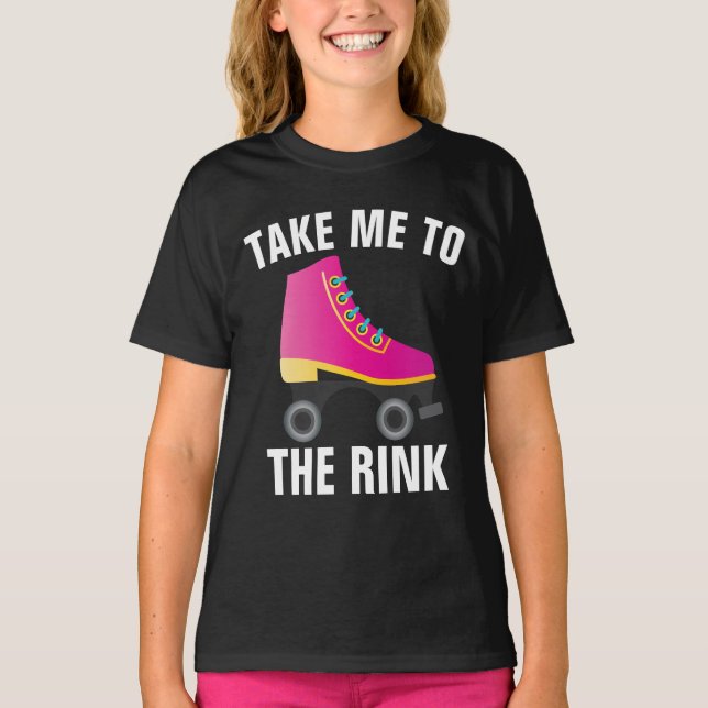 ROLLER SKATING RINK GIRLS T-SHIRTS (Framsida)