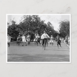 Roller Skating Tävling Vykort