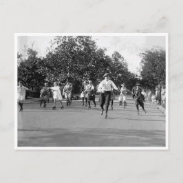 Roller Skating Tävling Vykort