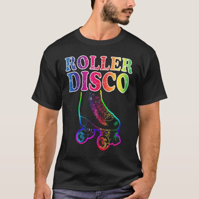 Roller skridskridskridskridskridskridskridskridskr t shirt (Framsida)