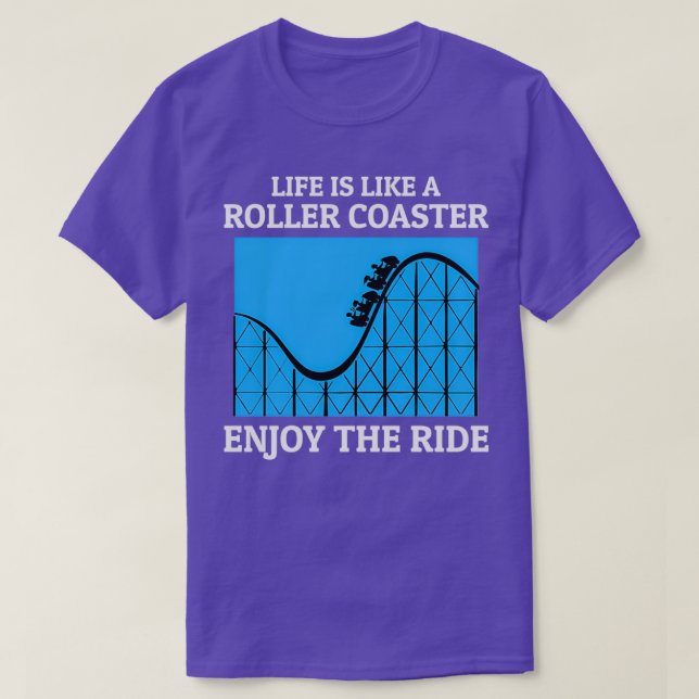 Roller Underlägg Amusement Park Funny Say T Shirt (Design framsida)