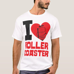 Roller Underlägg Amusement Park I Kärlek Roller T Shirt
