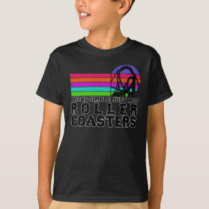 Roller Underlägg Amusement Park T Shirt