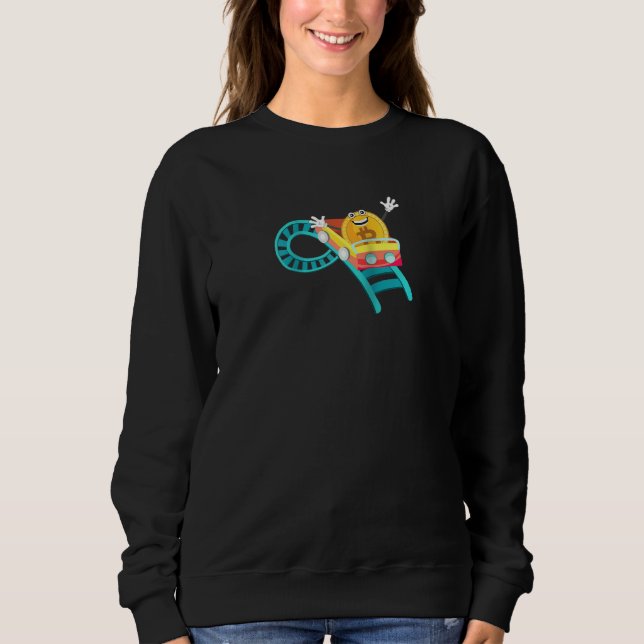 Roller Underlägg Bitcoin Coin Blockchain Crypto Mo T Shirt (Framsida)