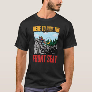 Roller Underlägg Enthusiast Amusement Park T Shirt